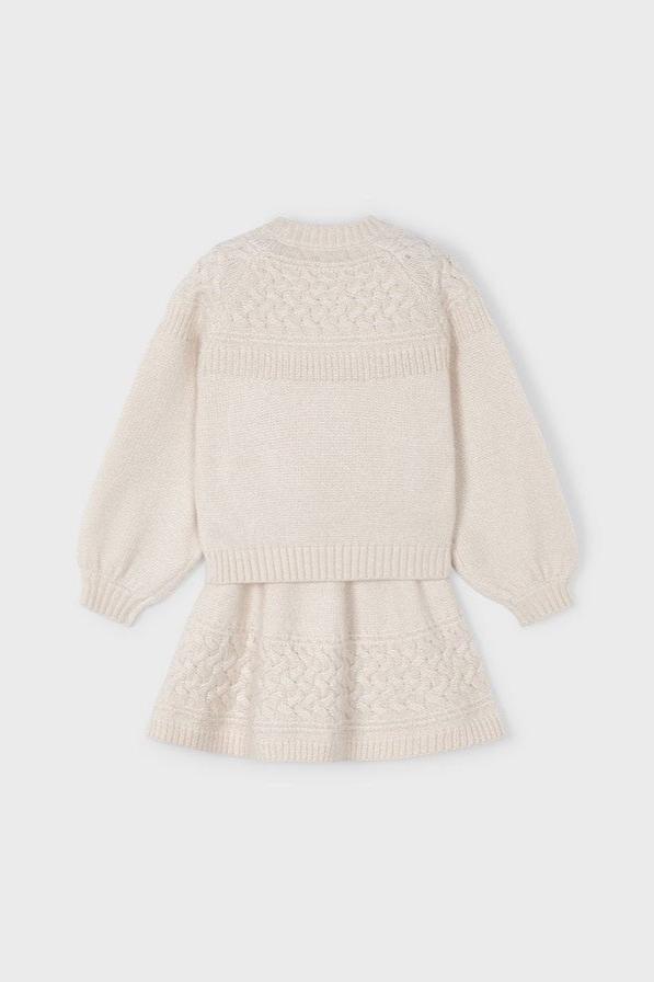 Knit Skirt & Sweater Set