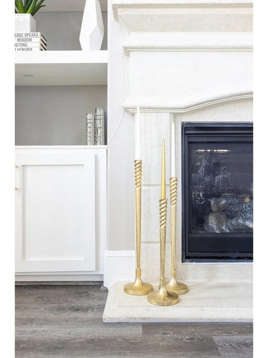 Golden Spiral Geometric Design Candlestick (3 Sizes)