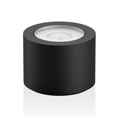 Stone TLH Tea Light Holder by Decor Walther Decor Walther Black