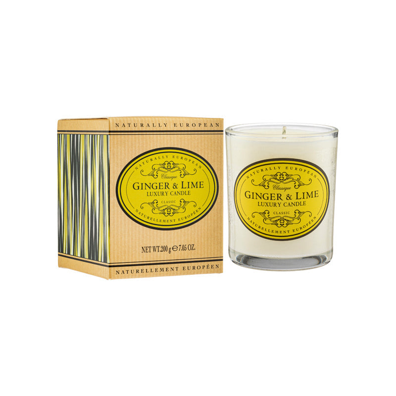 Naturally European Ginger & Lime Candle 200G