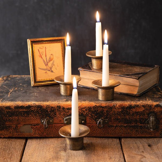 Classic Taper Candle Holders - Set of 4