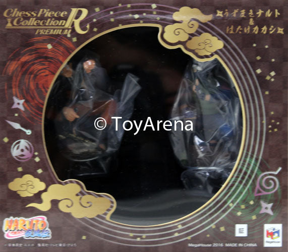 Megahouse Naruto Shippuden Naruto and Kakashi Chesspiece Collection Set of 2 Pieces