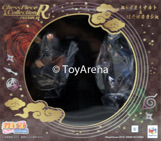 Megahouse Naruto Shippuden Naruto and Kakashi Chesspiece Collection Set of 2 Pieces