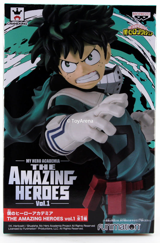 Banpresto My Hero Academia The Amazing Heroes Vol. 1 Izuku Midoriya Figure Statue