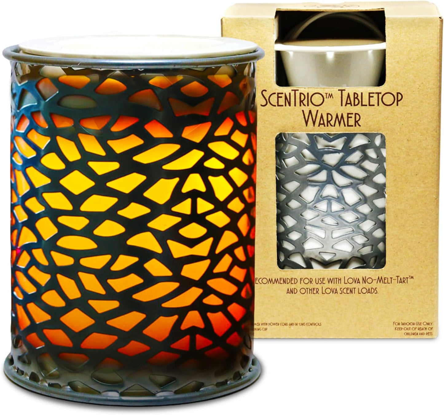 Scentrio Wax Warmer - Electric Wax Warmer for Scented Wax, Candles, Fragrance Oils, and Wax Melts - Decorative Candle Warmer Lamp with a Unique Control Pad - Candle Wax Warmer - Branch