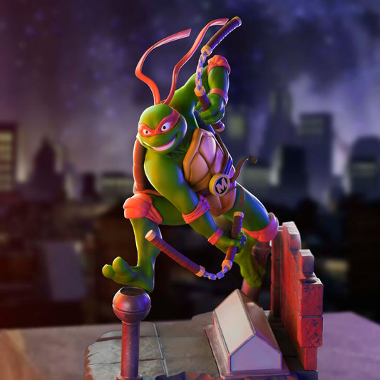 ** PRE-ORDER** ABYstyle Studio TMNT Michaelangelo SFC Figure