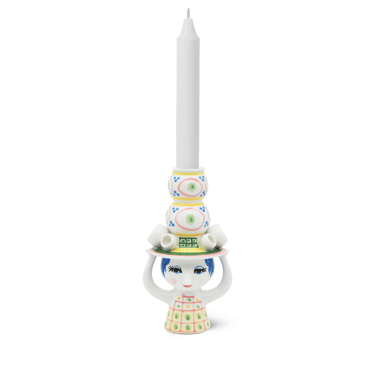 Bjørn Wiinblad Eva Lady with Hat Candle Holder