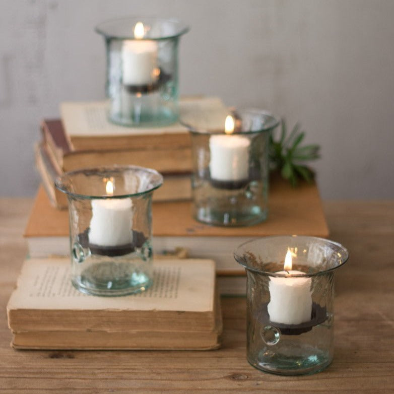 Recycled Glass Mini Votive Holder