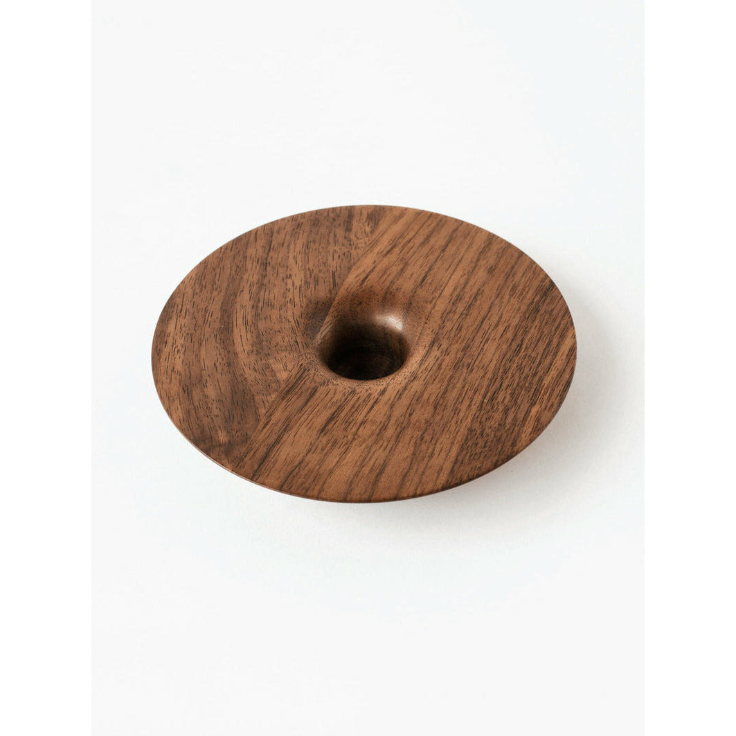 Walnut Candle Holder
