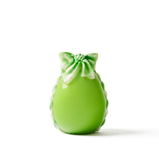 Large Easter Egg with Bow - Green