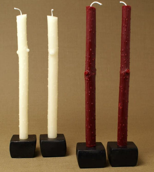 IRON CANDLE HOLDERS