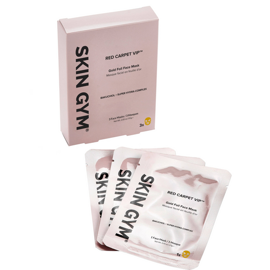Gold Foil Face Mask - 3 Pack