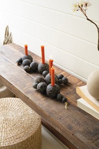 Clay Garland Taper Holder