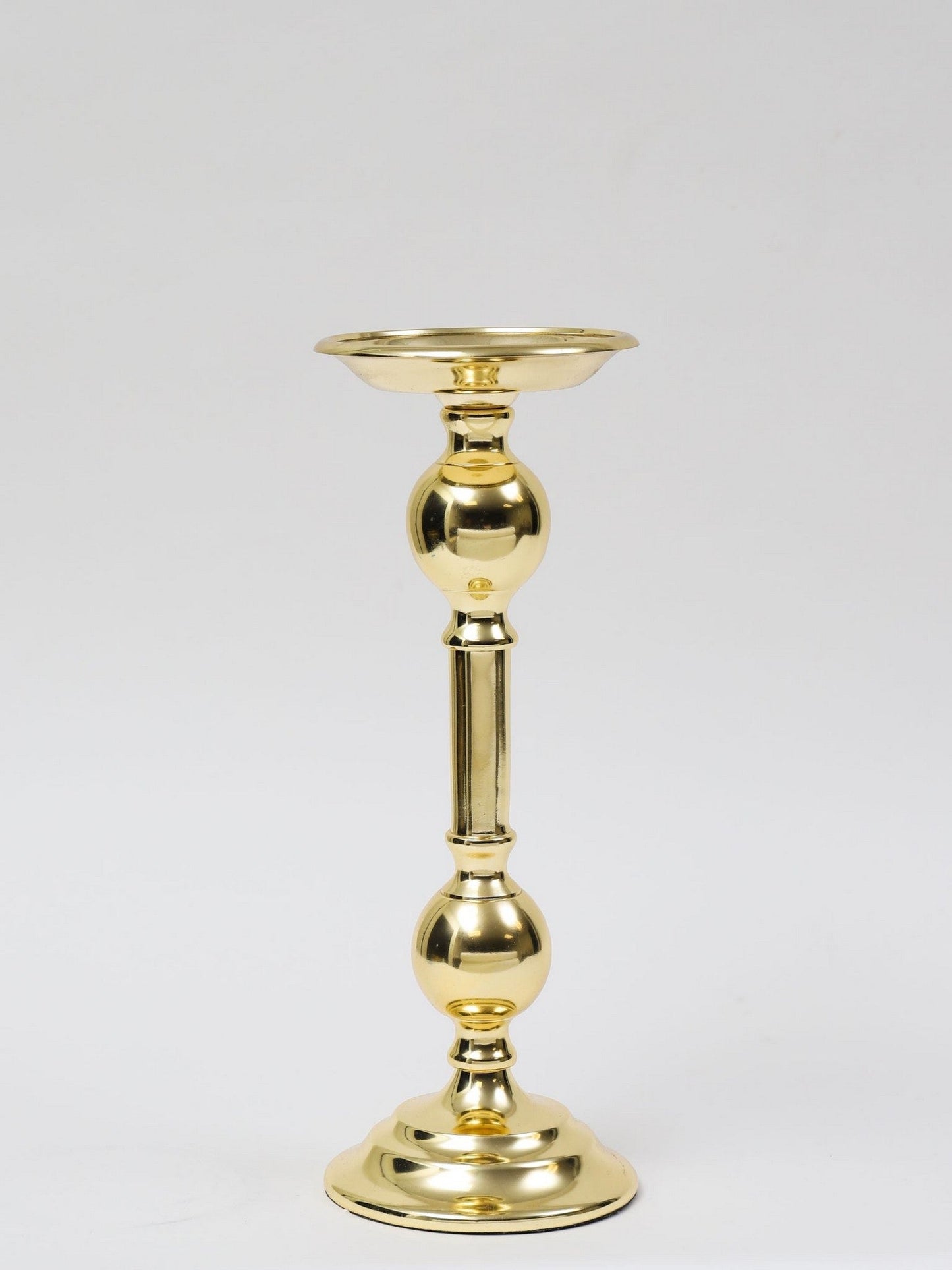 Gold Bead Detailed Candleholder (3 Sizes)