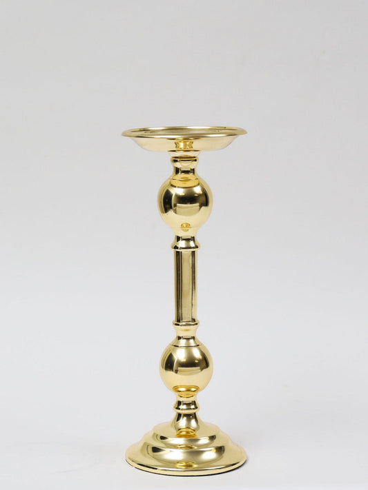 Gold Bead Detailed Candleholder (3 Sizes)