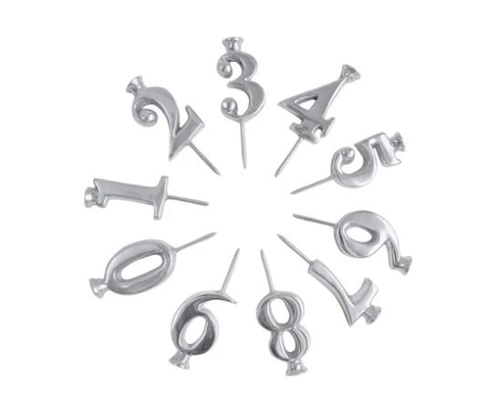 Number Candle Holder Set
