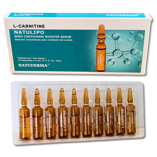 L-CARNITINE Mesotherapy Serum for Body Treatments | L-CARNITINA mesoterapia para tratamientos corporales.   NATULIPO from NATUDERMA