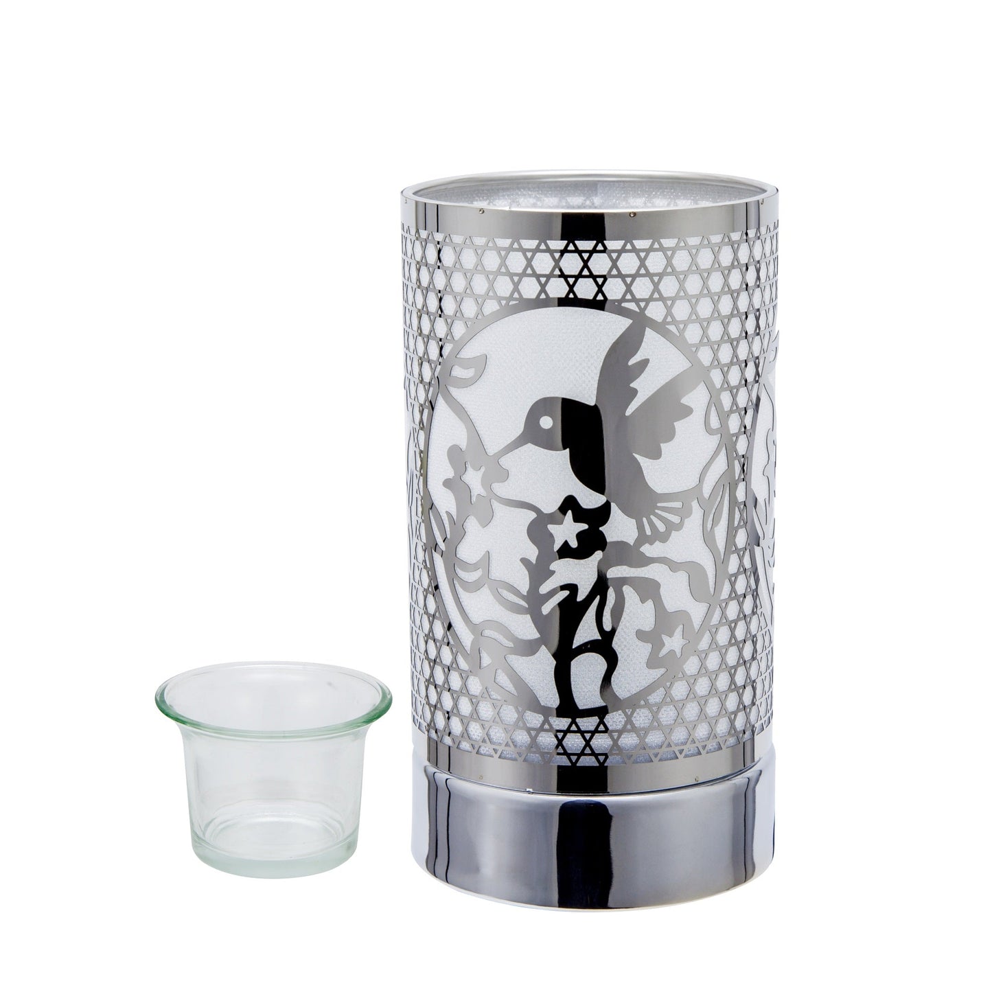 7" Touch Lamp Wax Melts Warmer-Metal Hummingbird Table Decor