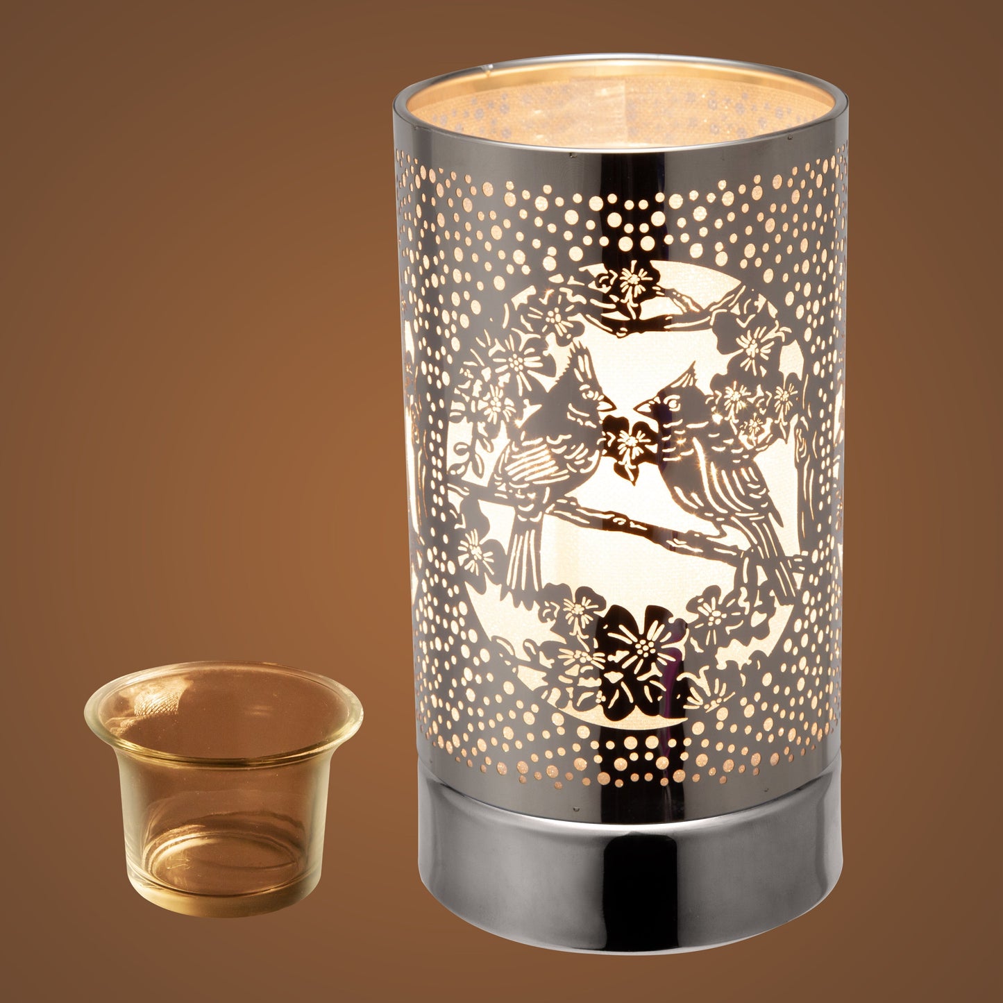 7" Touch Lamp Wax warmer-Cardinals