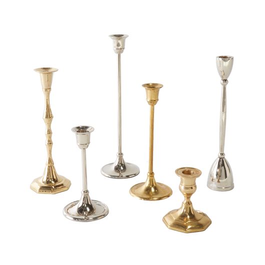 11" Candlestick Silver