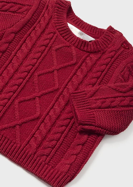 Braided Sweater Newborn - Lush Lemon - Children's Clothing - Mayoral - 8445865034265