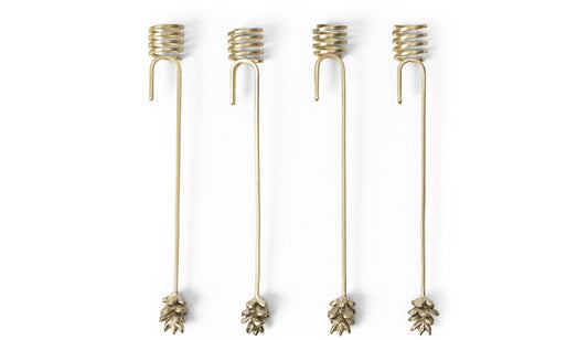 Forest Christmas Tree Candle Holders - Set of 4