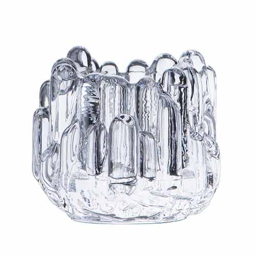 Polar 3.6" Clear Votive by Göran Wärff for Kosta Boda