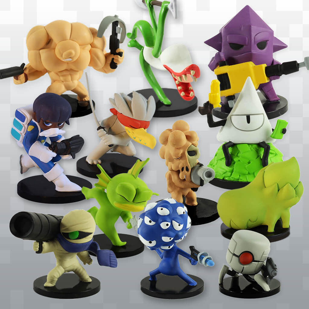 Nuclear Throne Figurine Set