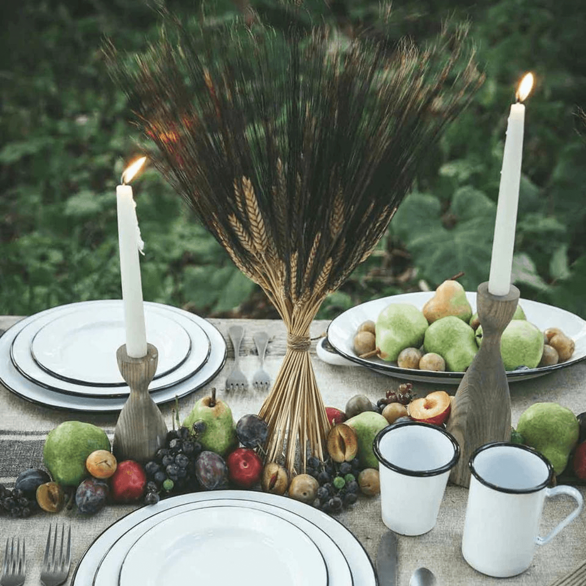 Pantry Candlestick - Grey