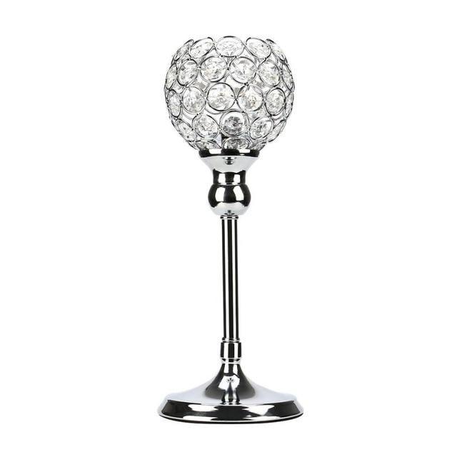 Silver Modern Crystal Lantern