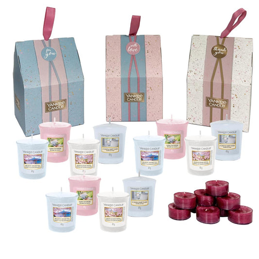 12 Votives & 9 Tea Lights